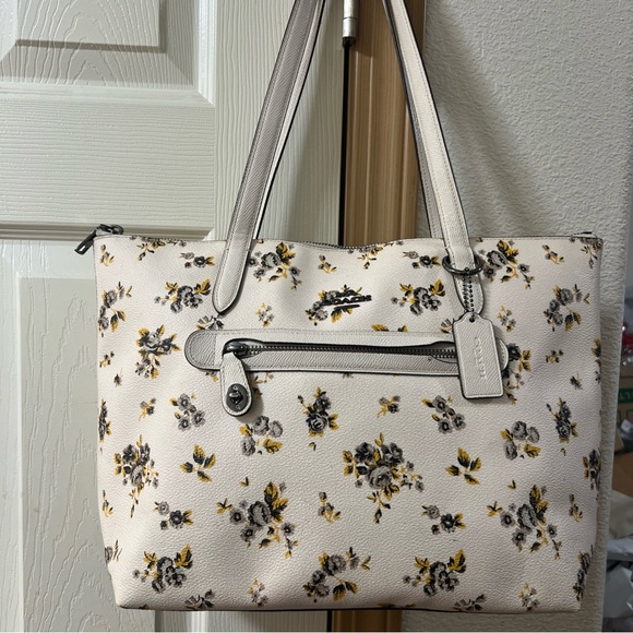 Coach Handbags - Coach Taylor Tote F87458 DKM86 Prairie Print Chalk Flowers Full Retail Style